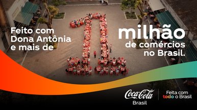 Sistema Coca-Cola Brasil Celebra impacto de nova campanha "Feita com todo o Brasil'