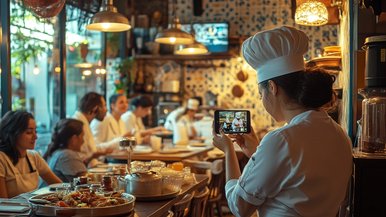 Do fogão às telas: a revolução da profissão de chef de cozinha pelo digital