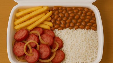 A comida é fake, mas a frustração é real