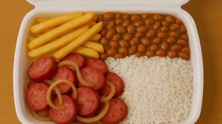 A comida é fake, mas a frustração é real